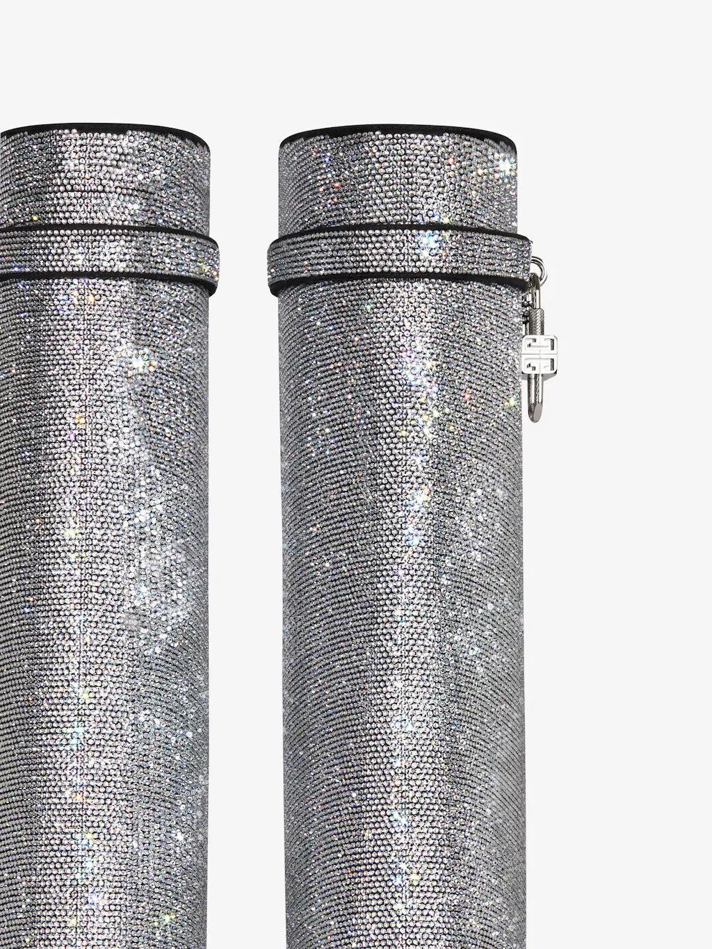 Rhinestone Padlock Shark Boots
