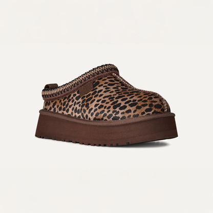 Womens Leopard Platform Tazz