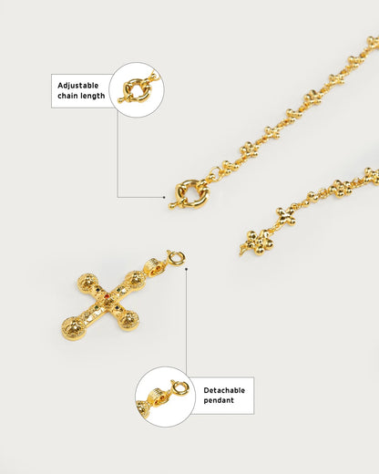 Viral Daisy Cross Chain (FREE, Just Pay Shipping)